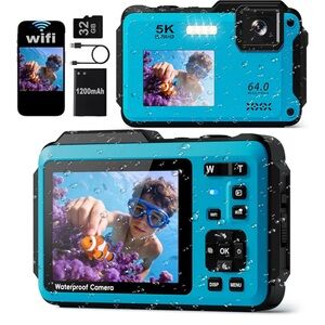 Brand new 5k underwater wifi Camera